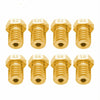 8 PCS Bugatti 3D Printer Accessories E3D-V5 V6 Nozzle M6 Thread Consumables Hot Nozzle, Size:3/0.5mm