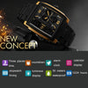 SKMEI 1274  Men Fashion Electronic Watch Multifunctional Outdoor Sports Watch(Golden)