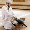 Equantu Smart Bluetooth Finger Counter Muslim Prayer Time Reminder Ring, Style: Gold 20mm
