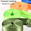 Motorcycle Ratchet Tensioner Cargo Bundling And Luggage Fixing Straps, Specification: Fluorescent Green 2m