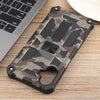 For Samsung Galaxy A06 4G Camouflage Armor Kickstand TPU Hybrid PC Magnetic Phone Case(Army Green)