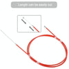 2 PCS For Xiaomi Mijia M365 Electric Scooter Rear Disc Brake Cable Brake Pipeline(Red)