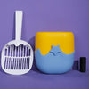 Tinypet Ice Cream Cat Litter Scoop - Yellow & Blue - Hangable