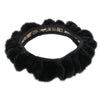 Universal Premium Soft Short Plush Winter Car Steering Wheel Cover, For 36-38cm steering wheel(Black)