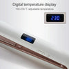 Professional Hair Straightener LED Display Ceramic Coating Plate Ionic Curling Flat Iron(EU 45W)