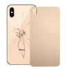iPhone X Glass Back Cover Replacement (Gold)