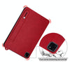 For iPad mini 6 / mini 2024 TPU Leather Back Tablet Case with Wristband(Red)