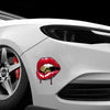 20x19cm Lip Car Stickers Body Bumper Scratch Stickers