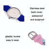 JNEW A335-86264 Children Cartoon 3D Kitten Catching Fish Silicone Waterproof Quartz Watch(Purple)