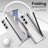 For Samsung Galaxy Z Fold6 Integrated PC + PU Phone Case with Pen / Pen Box(White)