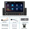 6.2 Inch MP5 Player Single Butt Universal Wired CarPlay Car Monitor, Model: Standard+4 Light Camera