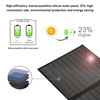 HAWEEL 60W Foldable Solar Panel Charger Travel Folding Bag(Black)