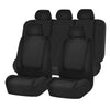 Universal Car Seat Cover Polyester Fabric Automobile Seat Covers Car Seat Cover Vehicle Seat Protector Interior Accessories 4pcs Set Blue