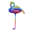Irregular Wooden Animal Alien Puzzle High-Difficulty Three-Dimensional Puzzle Toy(Flamingo)