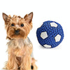 Squeaky Latex Dog Toy Ball - Small Football | Soft & Durable