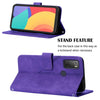 For Alcatel 1S / 3L 2021 Crossbody 3D Embossed Flip Leather Phone Case(Purple)