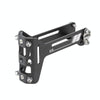 PROMEND FJJ-285 Water Bottle Cage Conversion Mount Aluminum Bicycle Cushion Dual Cup Holder Mounting Adapter, Color: Frosted Black
