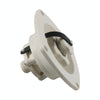 RV Camper Trailer Cars Water Inlet Fill with Screws(White)