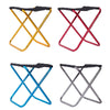 Outdoor Portable Camping Folding Chair 7075 Aluminum Alloy Fishing Barbecue Stool, Size: 24.5x22.5x27cm(Blue)