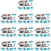 iPhone 15/15 Plus Heat Sink Sticker & Foam Pads (10 Sets)