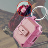 For AirPods 4 TPU + PC Shockproof Earphones Case with Hook(Pink)