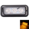 9W 540LM 3-LED Yellow Light Wired Car Flashing Warning Signal Lamp, DC12V, Wire Length: 95cm