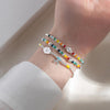 S925 Sterling Silver Gypsophila Beanie Ladies Bracelet, Specification:XL0140
