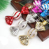 6pcs /Box Candy Christmas Tree DIY Ornaments New Year Xmas Gifts Christmas Ball Decoration(Red)