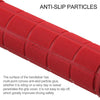 BaseCamp BC-607 1 Pair Bicycle MTB Bike Lock-on Rubber Handlebar Grips (Red)