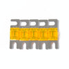 A0302 Dark Orange 5 PCS Car Audio AFS Mini ANL 40A Fuse Nicked Plated