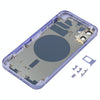 iPhone 12 Back Housing Cover, SIM Tray, Keys, Lens (Purple)