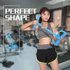 Multifunctional Four-Tube Pedal Puller Pedal Elastic Rope Sit-Ups Aid Abdomen Fitness Equipment(Red)