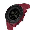 SANDA 361 Fashionable Night Light Sports Children Electronic Watch Multi Functional Personality Night Light Men Waterproof Watch(Red)