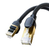 Baseus PCWL-A108 High Speed CAT8 40Gigabit Ethernet Round Cable, Length:8m(Black)