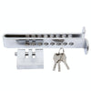 Car Auto Stainless Steel  Anti-theft Clutch Lock Car Brake Safety Lock Tool Accelerator Pedal Lock with Keys Suitable for Clutch Height Under 19.5cm