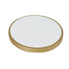 17x1.5cm Round Increased Plate Jewelry Display Microfiber Jewelry Props Display Rack