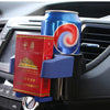 SHUNWEI SD-1027 Car Auto Multi-functional ABS Air Vent Drink Holder Bottle Cup Holder Phone Holder Mobile Mount (Black)