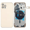 iPhone 12 Pro Gold Back Cover Assembly w/Side Keys & Wireless Charging