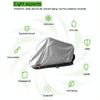 210D Oxford Cloth Motorcycle Electric Car Rainproof Dust-proof Cover, Size: XL (Black Silver)