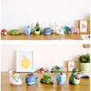 Lovely Home Garden Office Resin Cartoon Animal Whale Shaped Plant Flower Pot Decoration Animal Flower Pots Planter