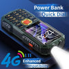 Q7+ 4G Elder Keypad Rugged Phone, 1.77 inch, 16800mAh, 21 Keys,  SOS, FM, Network: 4G, Dual SIM(Green)
