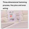 Soft And Breathable Soybean Cotton Thickened Non-Slip Mattress Pad, Size: 150x200cm(Square-Khaki)