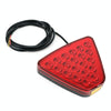 DC12V 1W Car Triangle Highlight Brake Lights Reversing Light with 20LEDs SMD-3528 (Red)