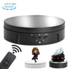 14.6cm Remote Mirror USB Electric Rotating Turntable Display Stand, Load: 10kg(Black)