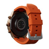 WS-18 1.43 inch IP67 Sport Smart Watch, Support Bluetooth Call / Sleep / Blood Oxygen / Heart Rate / Blood Pressure Health Monitor(Rose Gold+Orange)