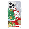 For iPhone 13 Pro Max Christmas Series PC Full Coverage Pattern Phone Case(CW058 White)