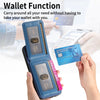 For Samsung Galaxy A22 5G Twill Fabric Leather Vertical Flip RFID Card Bag Phone Case(Blue)