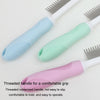 Pet Grooming Comb - Two-Sided Deshedding & Detangling Tool (Pink)