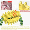 Prickly Pear Dog Chew Toy - Yellow - Teeth Cleaning & Treat Dispensing