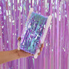 Candy Rain Curtain Festive Party Decoration Photo Background, Size: 1x2M Purple